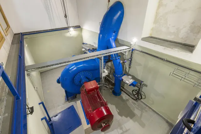 Technologické zařízení společnosti SC-control (turbína)